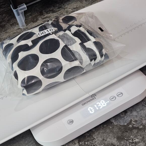 Black & White Polka Dot Linen Blend Midi Who What Wear Skirt Size 4 - Picture 7 of 7